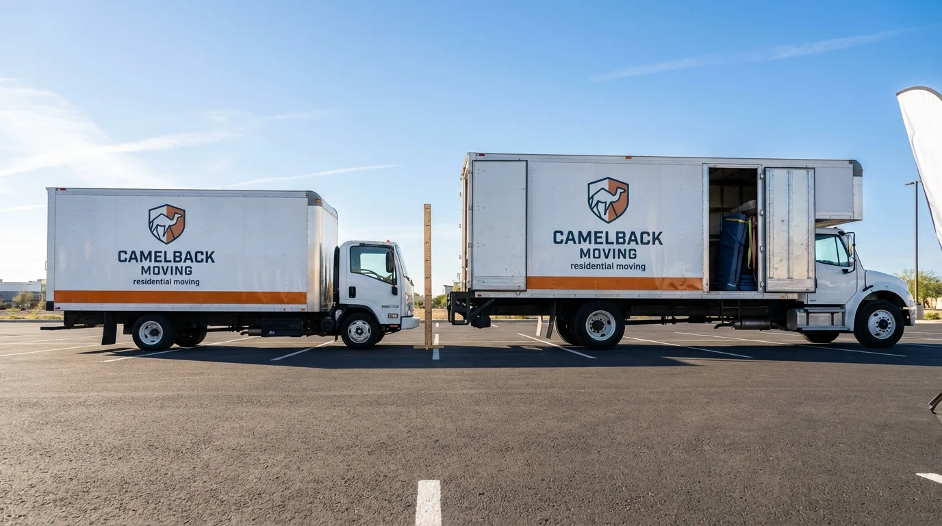 Moving truck size capacity guide in Lake Mills
